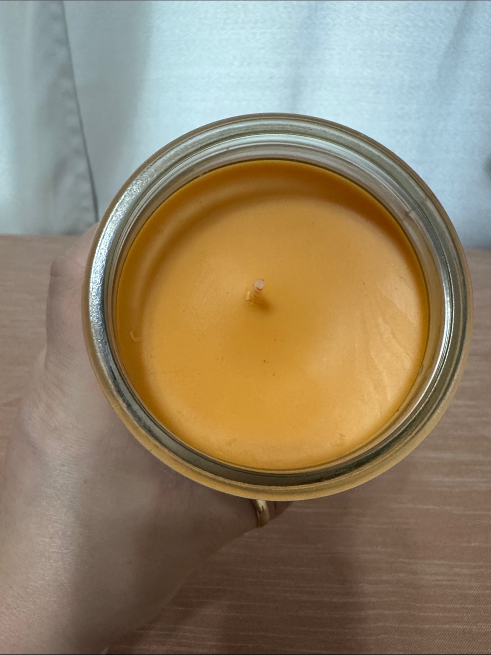 Mainstays Salted Caramel Butterscotch Jar Candle - Amber Brown - Picture 4 of 6